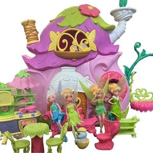 Tinkerbell Tink’s Pixie Cottage Toy Full Set + Additional Add on Pieces